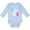 AE-Light Blue, variant on Inktastic Gender Reveal Will It Be a Little Buck or Doe? Girls Long Sleeve Baby Bodysuit