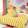 thumbnail image 4 of Erosebridal Modern Geometric Line King Size Comforter Sets,Mid-Century Striped Comforters King Size,Colorful Stars Reversible,3 Pieces,1 Comforter and 2 Pillowcases, 4 of 7