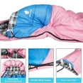 thumbnail image 5 of GEERTOP Portable Sleeping Bag Flannel for Adults Big and Tall Lightweight Waterproof Warm 3-4 Season Backpacking Sleeping Bag for Camping Hiking Mountaineering, 5 of 7