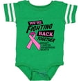 thumbnail image 3 of Inktastic We're Fighting Back Together- Breast Cancer Awareness Month Boys or Girls Baby Bodysuit, 3 of 5