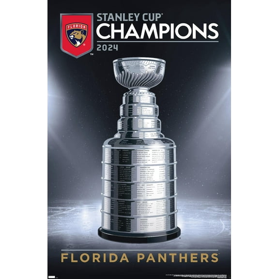 NHL Florida Panthers - 2024 Stanley Cup Team Logo Wall Poster, 14.725" x 22.375"