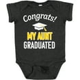 thumbnail image 3 of Inktastic Congrats My Aunt Graduated with Cap Boys or Girls Baby Bodysuit, 3 of 5