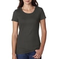 thumbnail image 2 of Anvil Tshirt 1441 Women's S/S 5 oz Ringspun 1x1 Ribbed Scoop Neck, 2 of 2