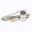 Clear Silver, variant on B&P Lamp® Complete Nickel Push-Thru Socket W/8 Ft. Clear Silver Cord