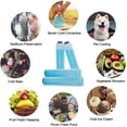 thumbnail image 3 of TOURIT 8 Pcs Ice Packs for Coolers, Reusable Cold Freezer Packs for Lunch Bag/Box and Cooler Bag, Knee Injuries, Back Pain Relief, Picnic, Camping, Adults and Kids, Blue, 3 of 9