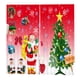 thumbnail image 3 of Cortina de Navidad Tratamientos Ventana con Accesorios Moderno Impreso Nóel Arbol Duraduro 013 Soledad Cortinas decorativas navideñas, 3 of 8