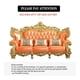 thumbnail image 4 of 7 seater royal luxury Antique living room furniture original leather sofa set white and gold fabric living room sofa set My Lux Decor Round, 4 of 6