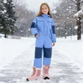 thumbnail image 4 of Roncen Kids Snow Suit - Girls and Boys Snowsuit One Piece Waterproof Insulated Winter Jumpsuit Coveralls, 4 of 8