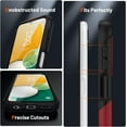 thumbnail image 6 of Designed for Samsung Galaxy A13 5G Case Galaxy A32 5G Case Gift Militay Grade Drop Protective Cover Shockproof Case for Galaxy A13 4G 5G Phone Case for Women Men boy Girl (Red+Black), 6 of 17