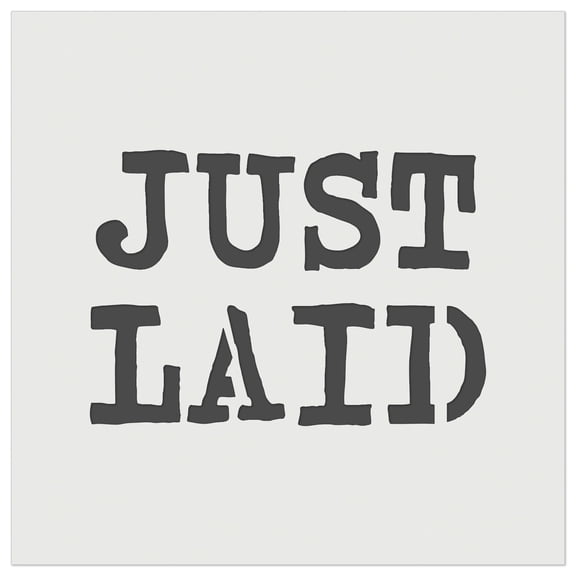 Just Laid Egg DIY Cookie Wall Craft Stencil - 3.5 Inch