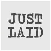 Just Laid Egg DIY Cookie Wall Craft Stencil - 3.5 Inch