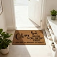 thumbnail image 5 of Dmlowu Christmas Doormat, Quicker Dry Christmas Bathroom Rugs, Letter Print Christmas Front Door Mat, Comfortable Rug for Bathroom Bedroom, 18x24" Non Slip Christmas Welcome Mat, 5 of 6