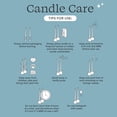 thumbnail image 3 of Mainstays Paraffin Wax 10" Ribbed Taper Candle, Unscented, Blue, 3 of 6