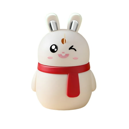

greenhome Toothpick Holder Press-on Type Automatic Cute Rabbit Shape Toothpick Box Desktop Ornament Daily Use