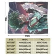 thumbnail image 2 of My Hero Academia Bed Blanket Air Conditioner Quilt Ultra Soft Flannel Blanket All Season Fuzzy Blanket Reversible Fluffy Plush Blanket 40"X30", 2 of 7