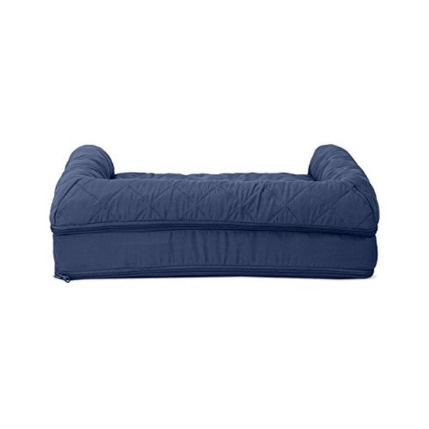 FurHaven Pet Dog Bed Orthopedic Quilted Sofa Style Couch Pet Bed