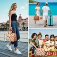 thumbnail image 7 of Reusable Peach Lnsulated Lunch Bag for Women & Men-Leakproof Water-Resistant Cooler Tote,Large Capacity(10.6x8.7x6.3in)for Work,Office,Travel,Picnic,Beach., 7 of 7