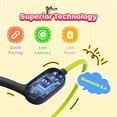 thumbnail image 5 of JusTalk Auriculares Bluetooth para Niños Auriculares Inalámbricos, Auriculares Abiertos para Niños, Micrófono Interno, IPX5 Resistente al Agua, 30 g Ligeros y Robustos, Conducción de Aire No In-Ear, P, 5 of 5
