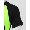 thumbnail image 6 of Alvivi Girls One-piece Rash Guard Zippered Shorty Wetsuit Swimsuit Short Sleeves Swimwear 8-16, 6 of 7