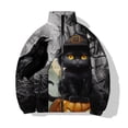thumbnail image 4 of Abrigo de invierno para hombre con diseño de cuervo, chaquetas frías de estilo animal para hombre, abrigos de plumón nuevos, únicos, de alta calidad, cálidos, a la moda, parkas duraderas, 4 of 5