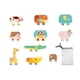 thumbnail image 2 of Bloques de animales de 10 piezas apilamiento de juguetes Fine Fine Motor Blocks Building Blocks Building Balance Juego para 2 3 4 5 6 7 años, 2 of 9