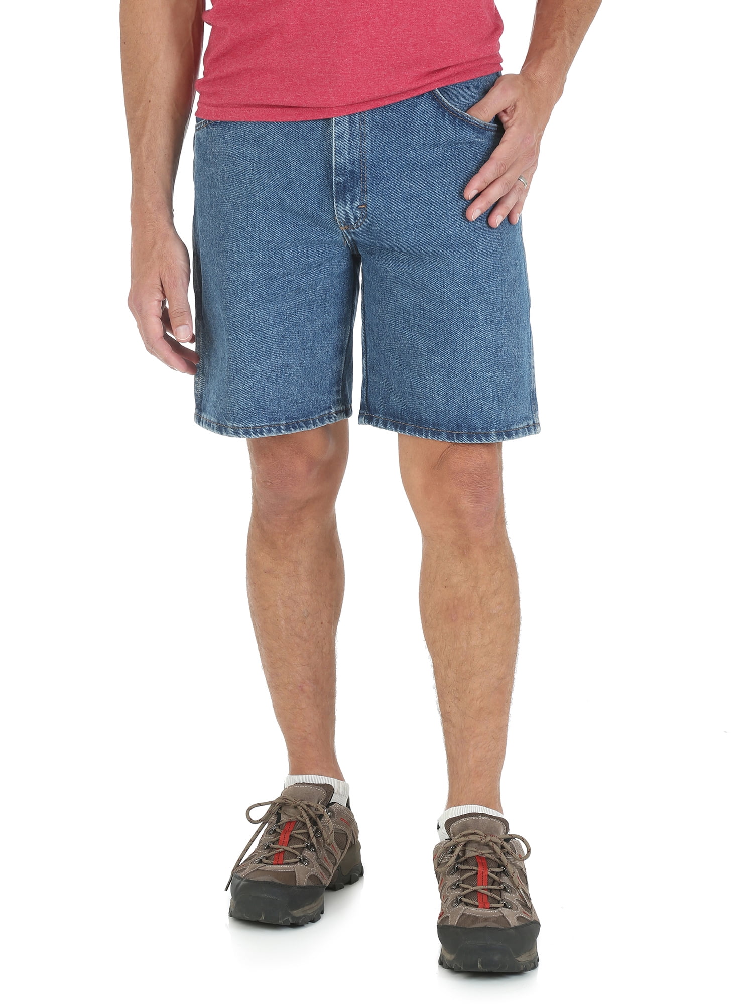 Rustler Men's Relaxed Fit Denim Shorts 