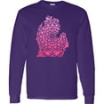 thumbnail image 3 of Inktastic Michigan Silhouette Mandala Long Sleeve T-Shirt, 3 of 5