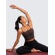 thumbnail image 3 of Top deportivo Butterluxe Crop Cami CRZ YOGA con copas ajustables Marrón XL, 3 of 4