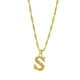 thumbnail image 2 of Fiudx Ofertas relámpago del día Collar con 26 letras grabadas de imitación de oro y personalidad, joyería de tendencia de moda, regalo, 2 of 2