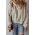 thumbnail image 5 of Redhotype Chic White Plush Hoodie - Cozy & Windproof, LS, 5 of 8