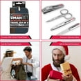 thumbnail image 4 of BLKSMITH Manicure and Pedicure Kit Set of 5 Manicure Kit for Men Nail Clipper Kit, Nail File, Clippers, Scissors, Tweezer & Travel Case, 4 of 8