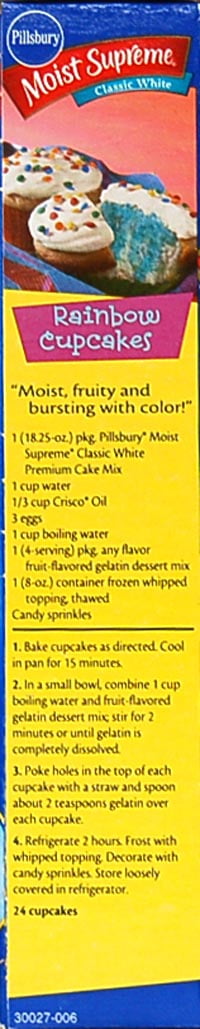 Pillsbury Moist Supreme Classic White Cake Mix, 18.25 oz