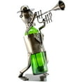 thumbnail image 2 of Three Star Import & Export ZB120 Wine Bottle Holder, Trumpet Player, 2 of 2