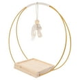 thumbnail image 5 of IFANLANDOR 1 Set Golden Hanging Planters for Outdoor Use 11.8x11.8x4.9in, 5 of 8