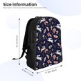 thumbnail image 4 of Easygd Retro Rabbit Flower Versatile and Stylish Backpack: Comfort, Storage, and Durability for College,Work, Travel, and Everyday Use, 4 of 8