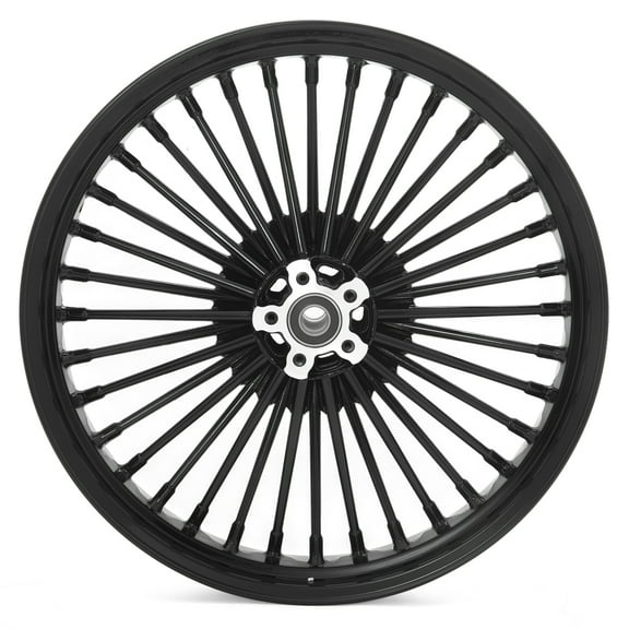 21x3.5 Fat Spoke 21" Front Wheel Rim for Harley Dyna Low Rider FXDL FXDLS FXDL Street Bob FXDB Fat Bob FXDF Wide Glide FXDWG 2008-2017 2009 2010 2011 2012 2013 2014 2015 2016 Black