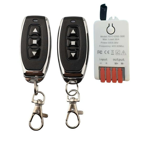 Forward Reverse Remote Switch Dc 5V To 30V 30A Linear Actuator Wireless Motor Cotroller Remote Control Switch For Curtains Door