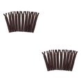 thumbnail image 4 of ZheElen 10 Pcs Fermeture Éclair en Résine à Bobine Extrémité Fermée pour Fournitures de Couture Marron 18x3cm 2Ensemble, 4 of 6