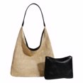 thumbnail image 1 of Bolso Hobo Verano Playa para Mujer Con Cierre Magnético Y Mano PU, 1 of 9