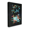 thumbnail image 3 of Stupell Industries Let's Play Video Games Neon Street Style Graphic Art Gallery Wrapped Canvas Print Wall Art, Design by Victoria Barnes, 3 of 7