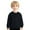 Black, variant on WOYY Toddler Boys Sweatshirt Casual Solid Basic Crewneck Pullover Versatile Sweatshirt