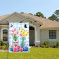 thumbnail image 2 of Amhnf Welcome Spring Flowers Butterflies In Mason Jars Garden Flag For Home Outdoor Garden Yard Decor 12x18 inch, 2 of 5