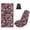Pink and Green-Dragonfly Hibiscus, variant on Kuiaobaty Lemon Butterfly Print Car Seat Towel Cover After Gym Sweat Absorption Towel Car Seat Covers Front Seats with Storage Bag Multi-Purpose Absorbent Microfiber Towels