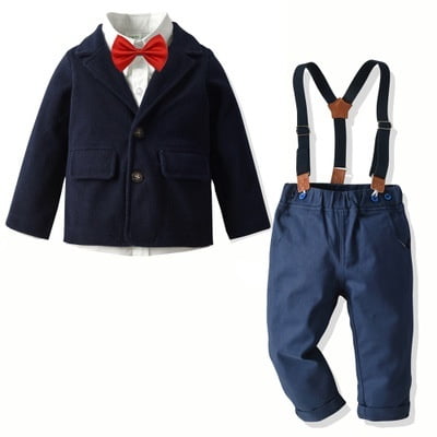 baby boy dress clothes with suspenders