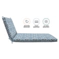 thumbnail image 6 of 3i Products, Inc. Textured Chaise Lounge Cushion - 22.5" wide x 70" long x 3.5" thick Beryl Pacific Blue, 6 of 6