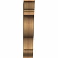 thumbnail image 2 of Ekena Millwork 6"W x 30"D x 34"H Funston Traditional Rough Sawn Bracket, Western Red Cedar, 2 of 13
