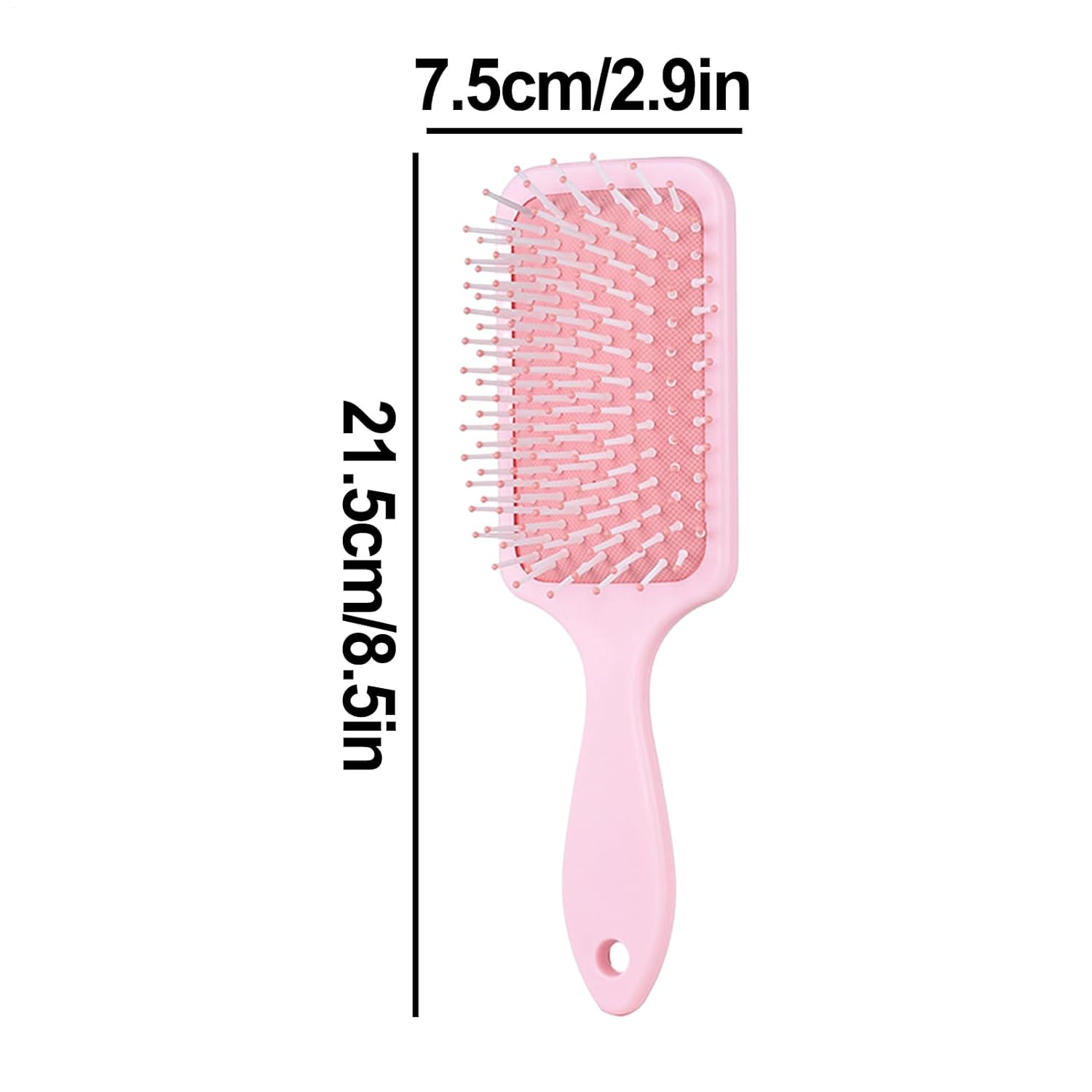 Paddle Brush - Wet Hair Brush, Soft Flexible Bristles, Comfortable Scalp Massage Comb, Detangling and Styling Tool | Perfect for Thick, Thin, Curly, Long, Short, Wet or Dry Hair, Salon and Home