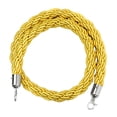 thumbnail image 2 of Cuerda de poste Soledad Cuerda de barrera de cola de 5 pies Cuerda de multitudes les pulidos Amarillo, 2 of 7