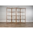 thumbnail image 4 of Pemberly Row Transitional 80" Wood Room Divider/Bookcase in Taupe Brown, 4 of 7