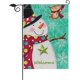 thumbnail image 3 of Paquete de 2 banderas de jardín de Feliz Navidad, doble cara, decorativas para el hogar, Navidad, rústico, invierno, muñeco de nieve, patio, cartel, bandera, vintage, año nuevo, temporada Feliz Sencillez, 3 of 4